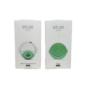 Elvie Pump - Spout & Valve Kit  (2 Pk) + Pump Seals (2 Pk) - New in BOX